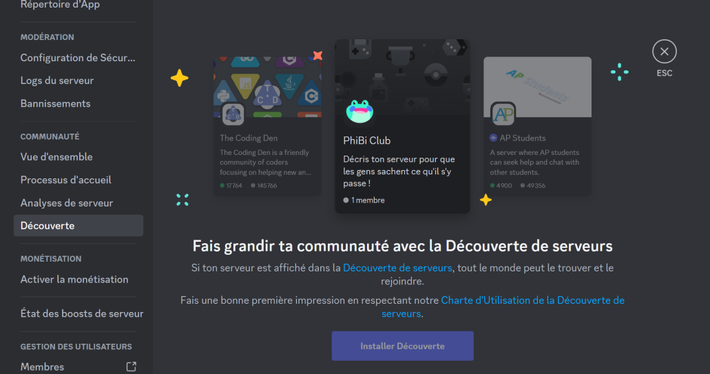 discovery activation