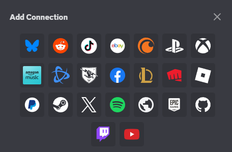 Toutes les possibilités de connexion