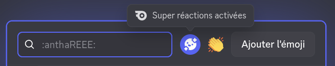 Activation des super réactions