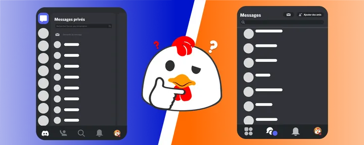 Une nouvelle interface mobile pour Discord