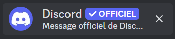 Étiquette utilisateur officiel certifié