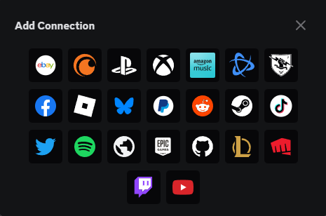 Toutes les possibilités de connexion