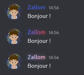 Rôles améliorés